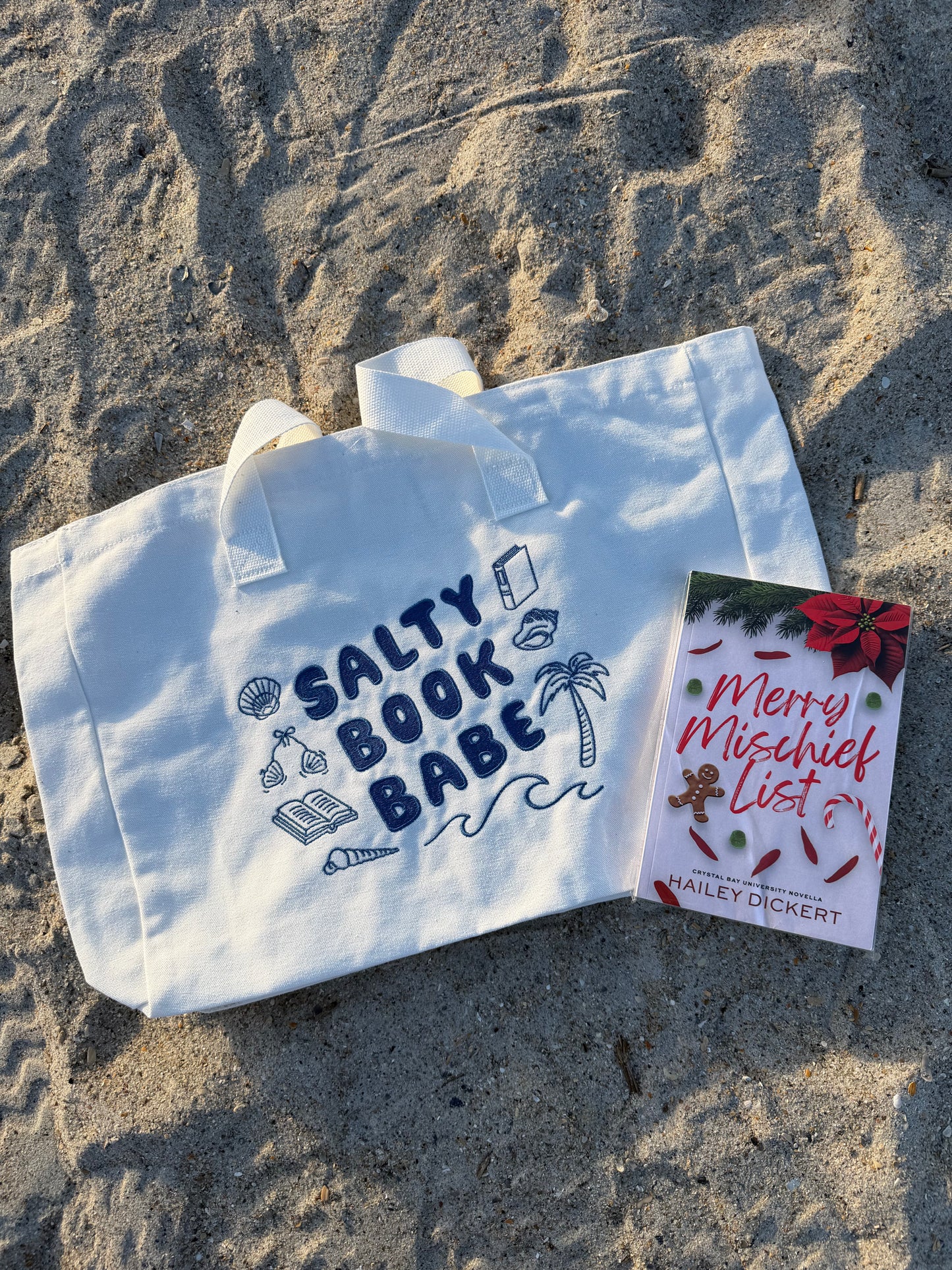 Salty Book Babe- Beach Bag