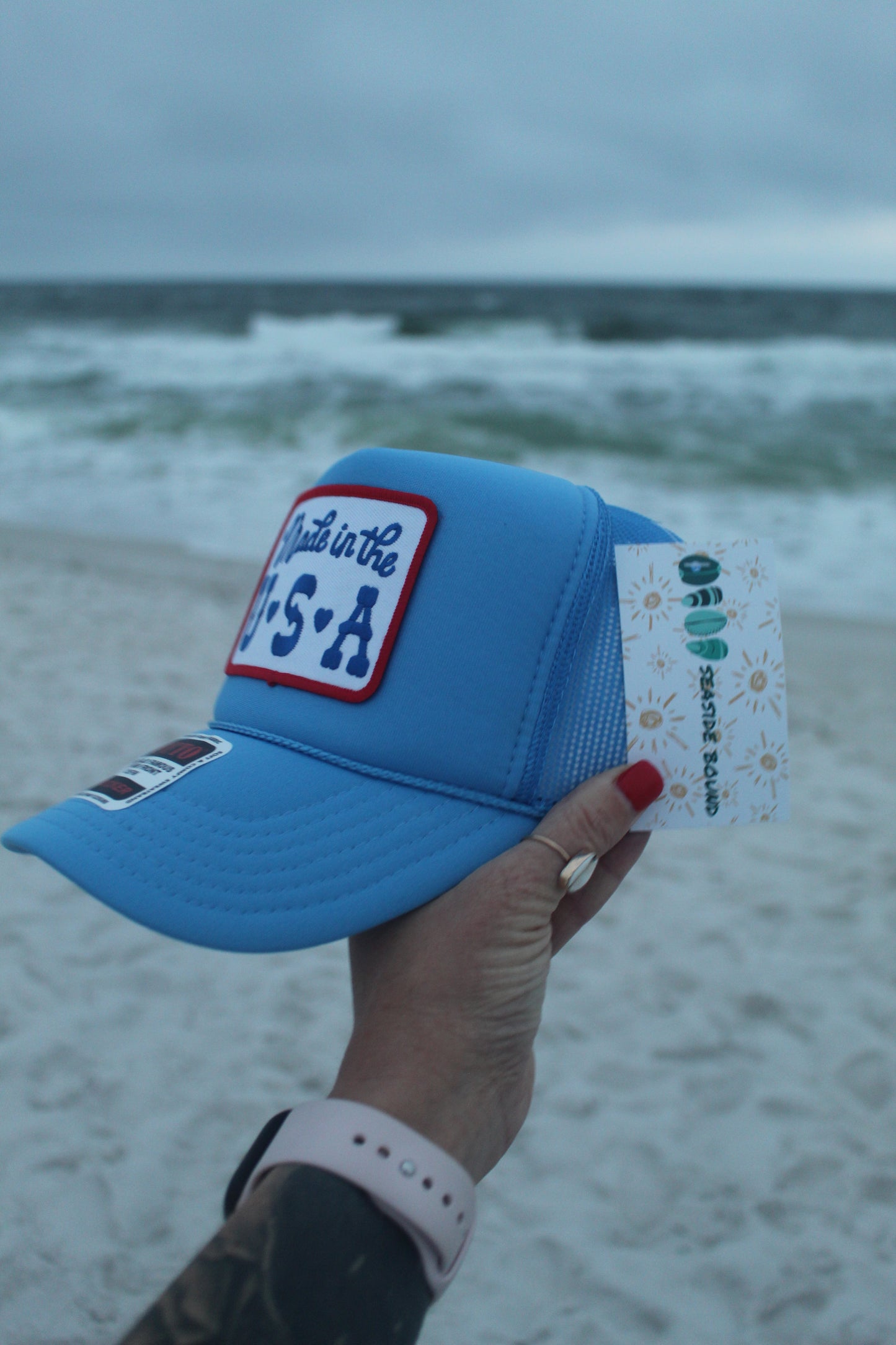 Made in the USA Theme- Blue Otto Trucker Hat
