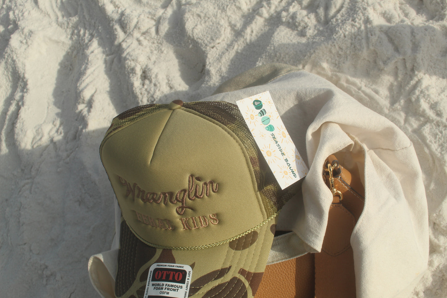 Wranglin Feral Kids - Camouflauge Trucker Hat