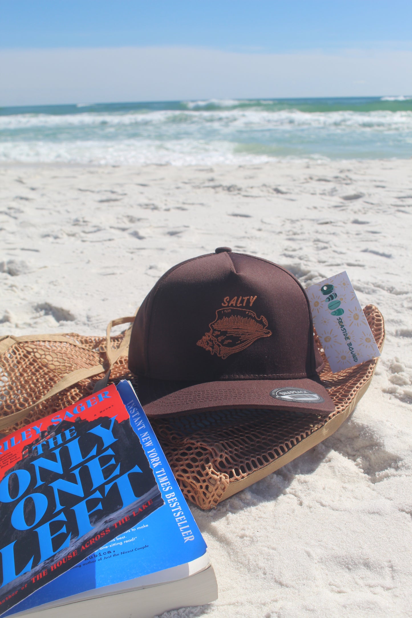 SALTY 1 Tone Canvas Hat Dark Brown- Summer Release