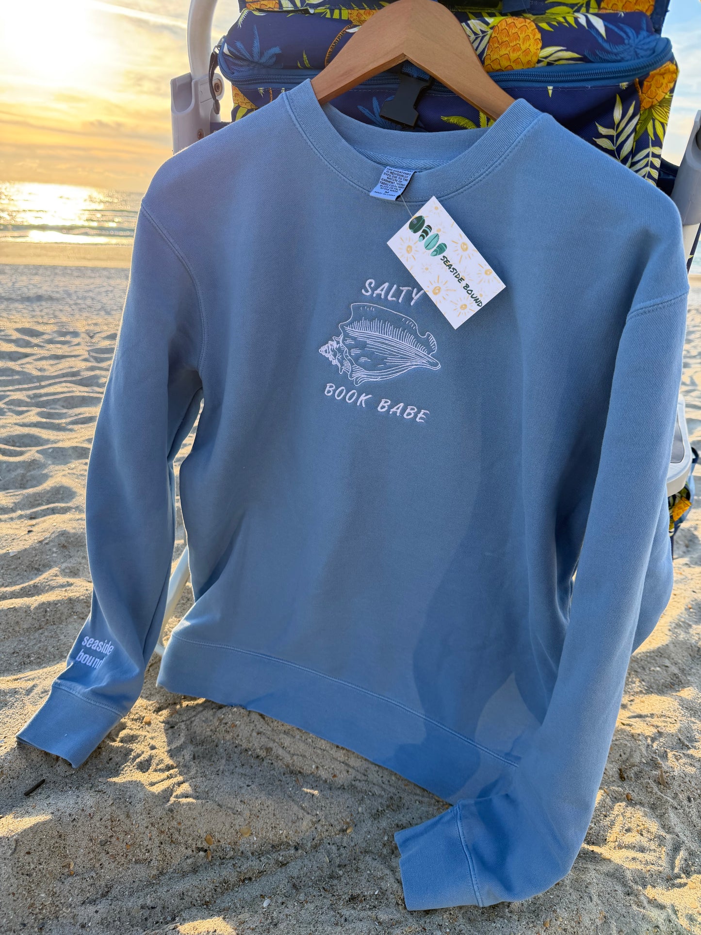 Salty Book Babe in Pigment Light Blue by Independent Trading Co.