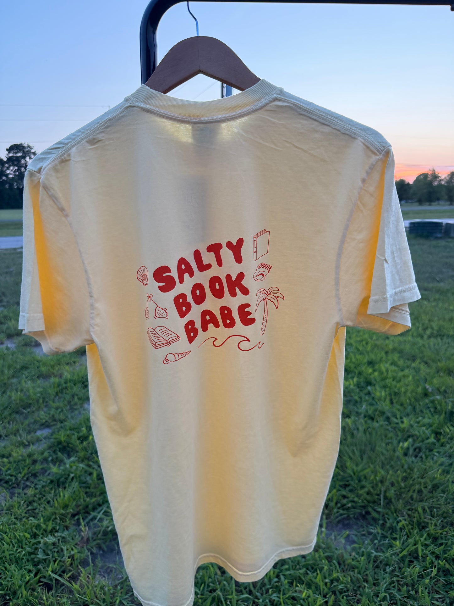 salty book babe tee