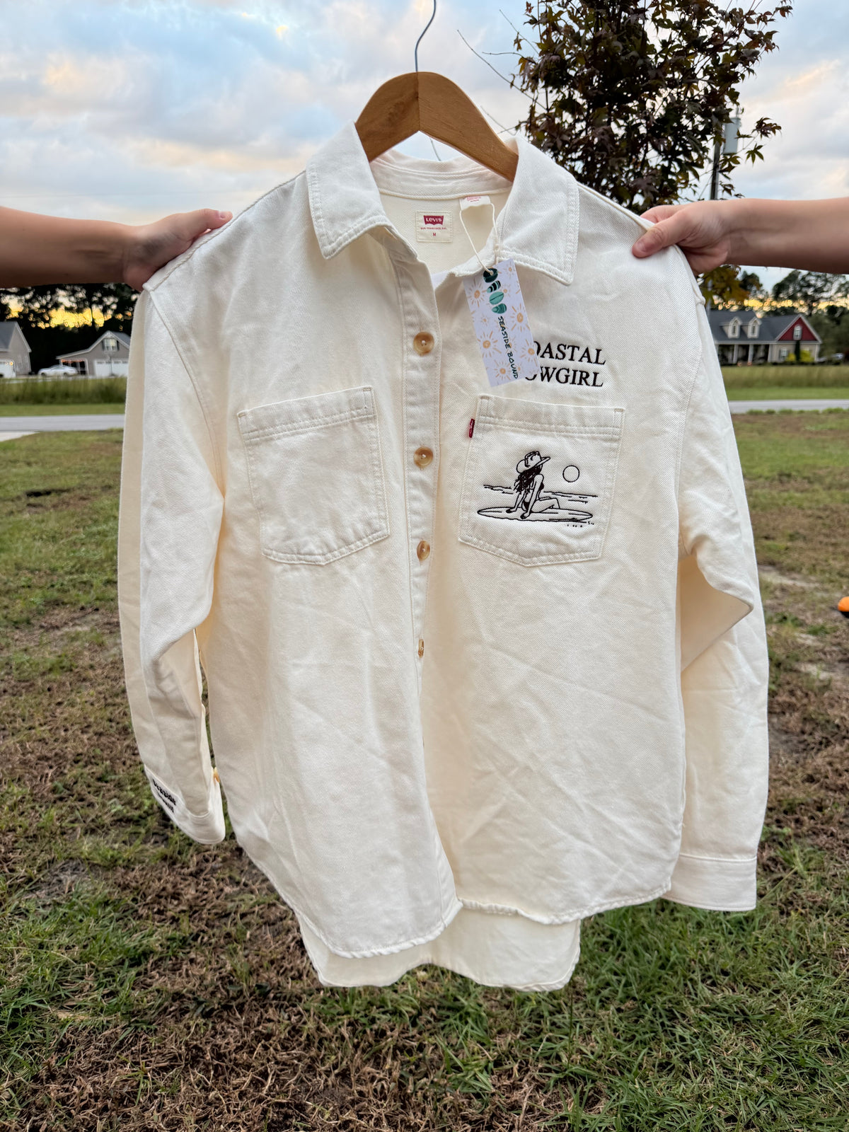 Levi Coastal Cowgirl Custom Shacket