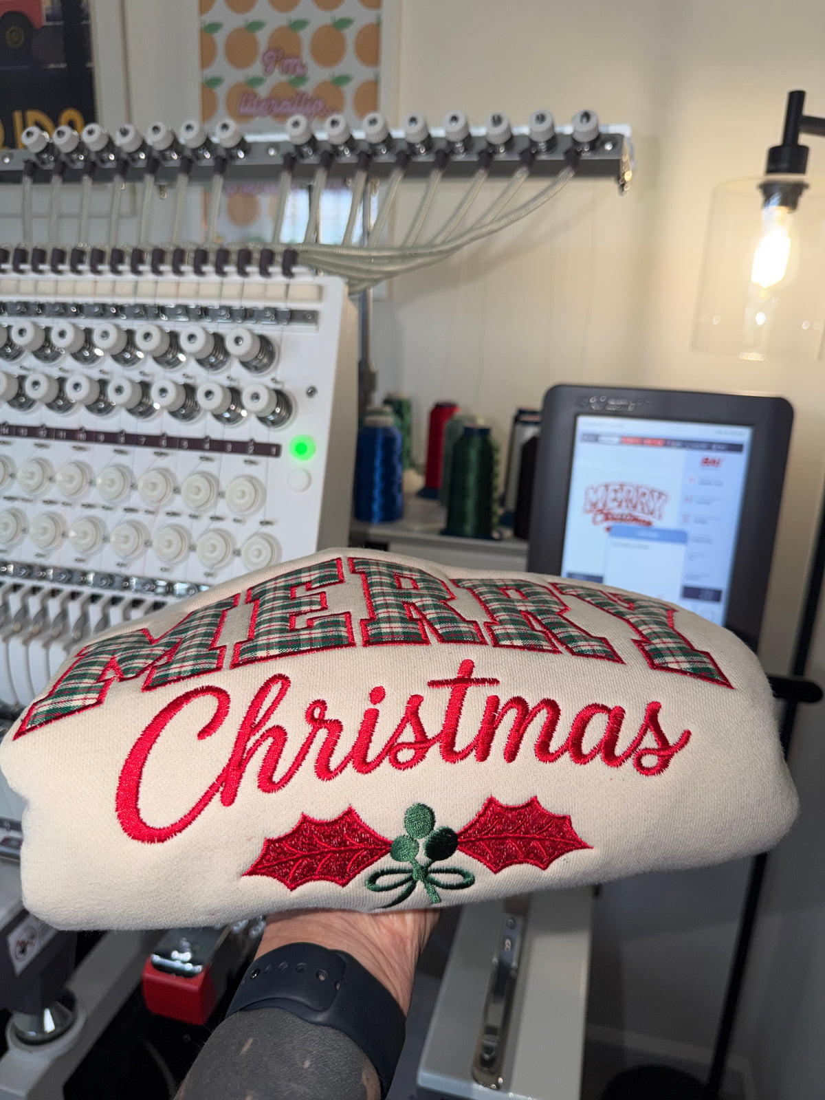 Merry Christmas Appliqué