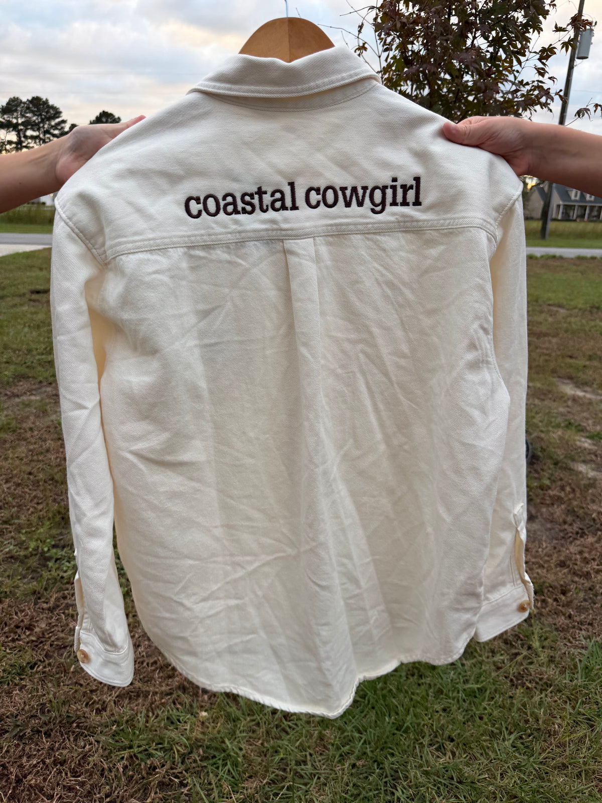 Levi Coastal Cowgirl Custom Shacket