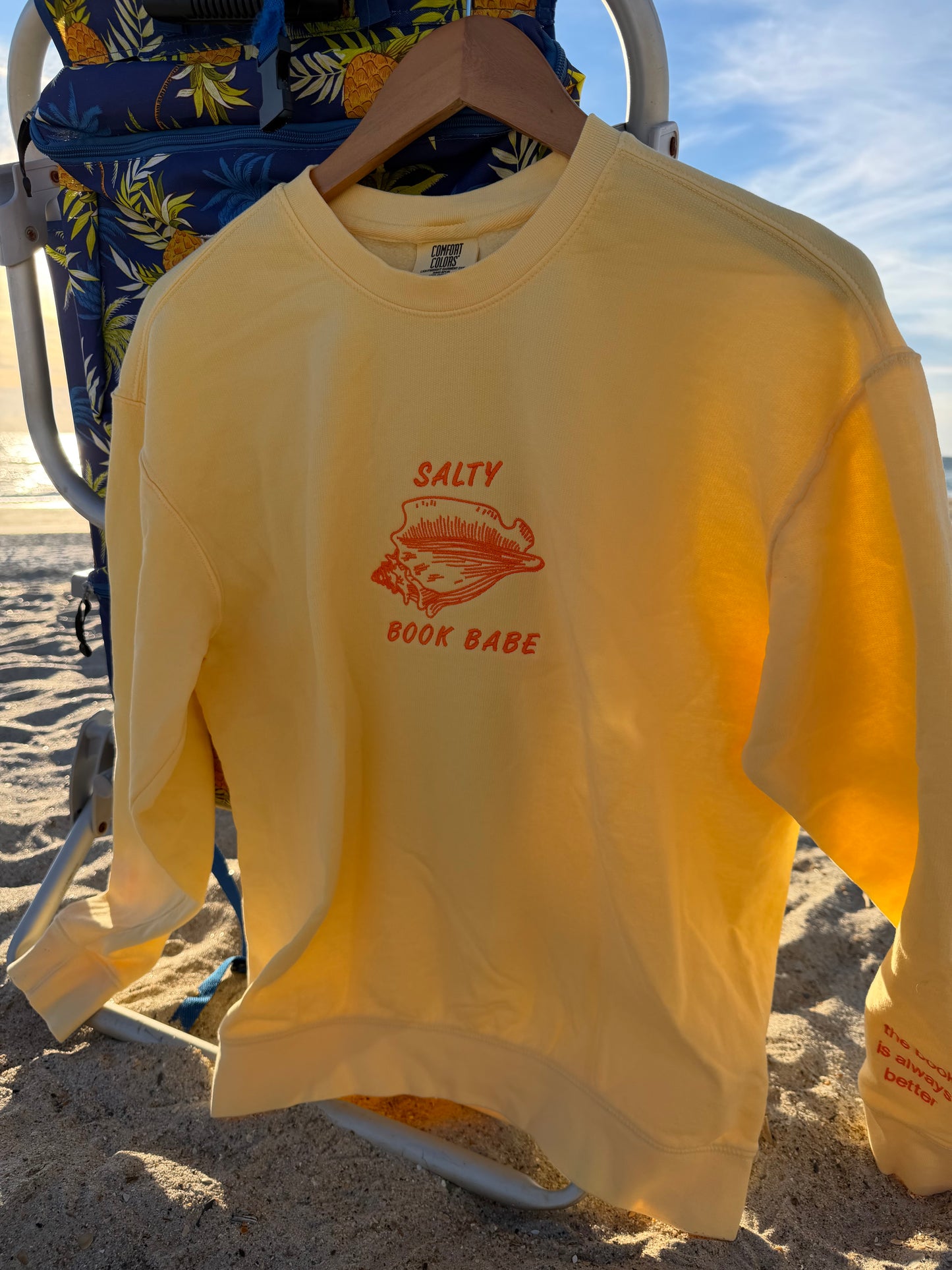 Salty Book Babe in Butter by Comfort Colors