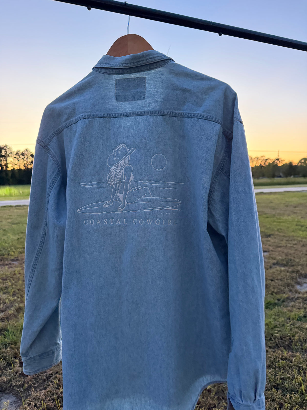 Light Blue Levi Vintage Denim Button Down Item #1