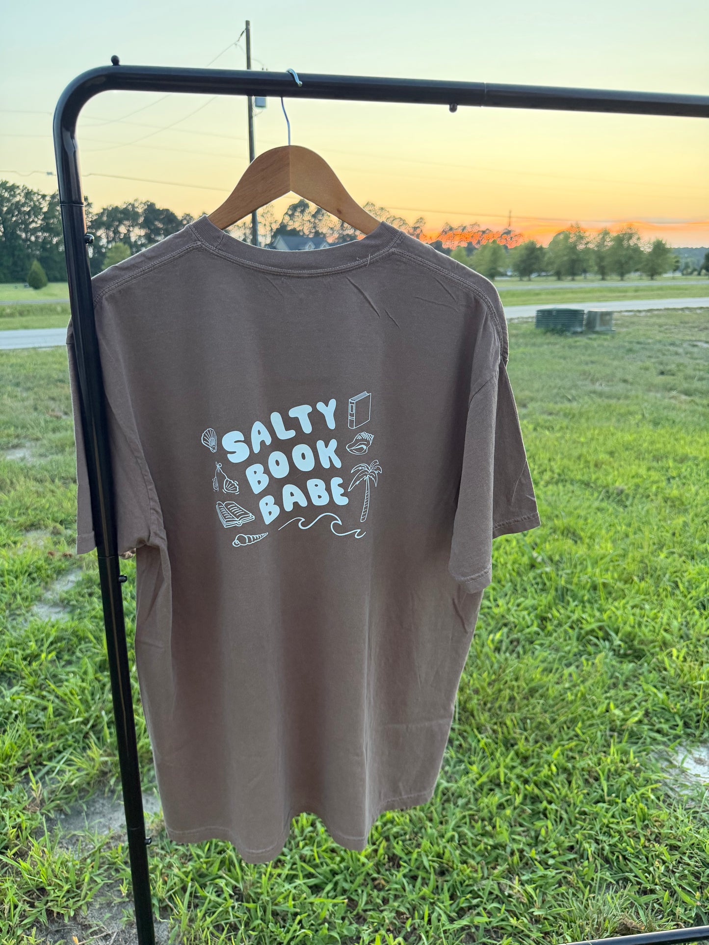 salty book babe tee
