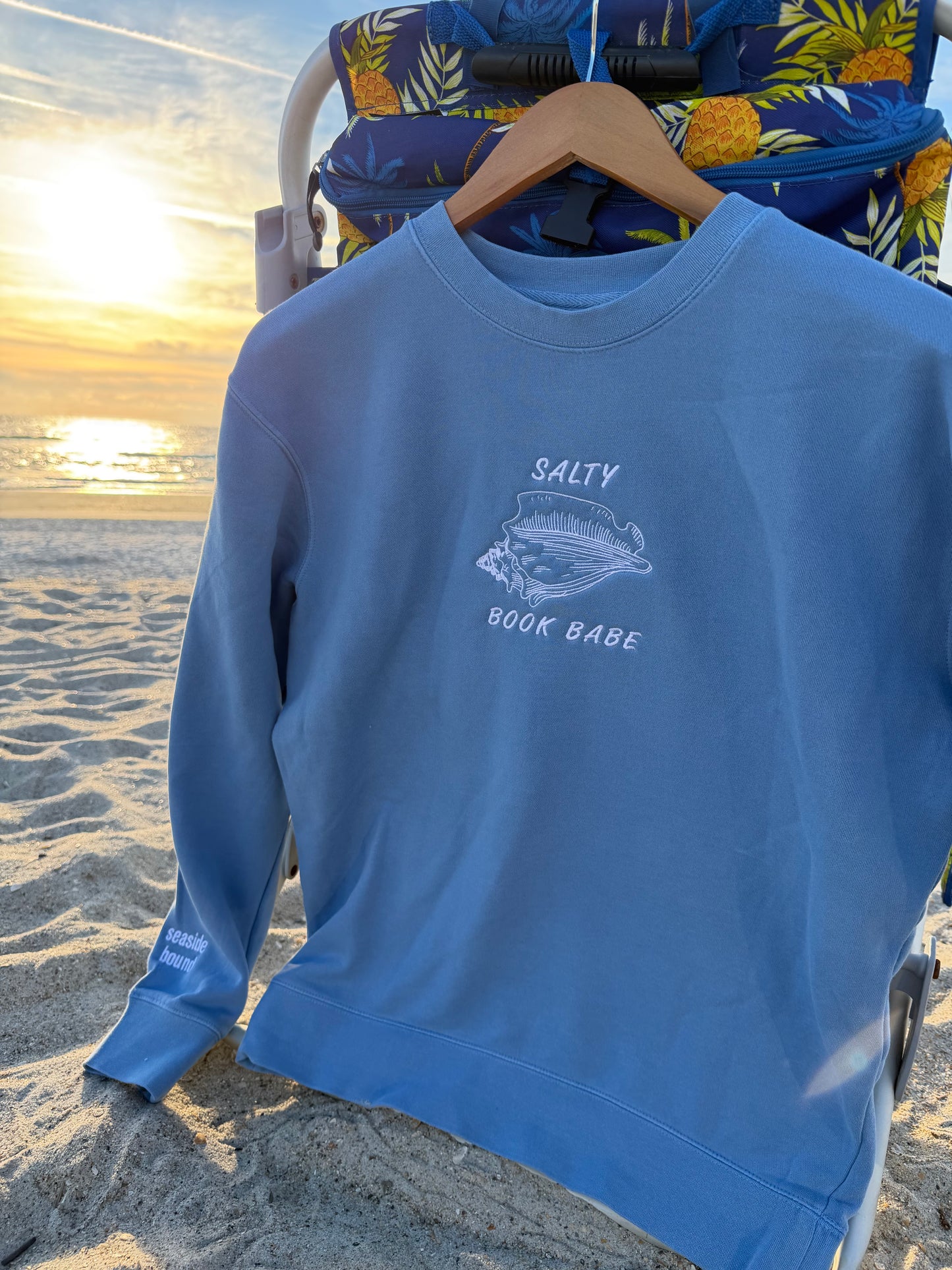 Salty Book Babe in Pigment Light Blue by Independent Trading Co.