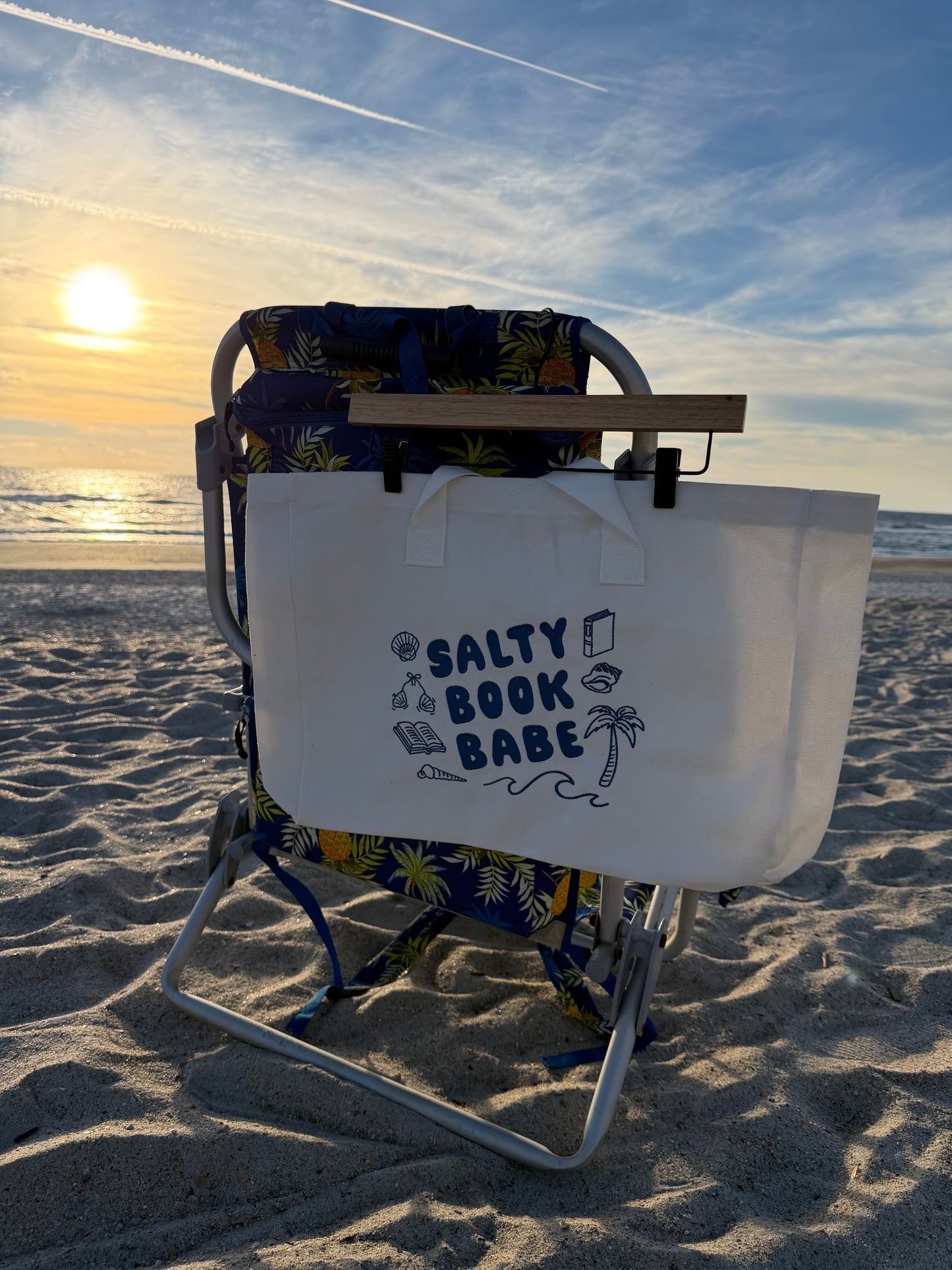Salty Book Babe- Beach Bag