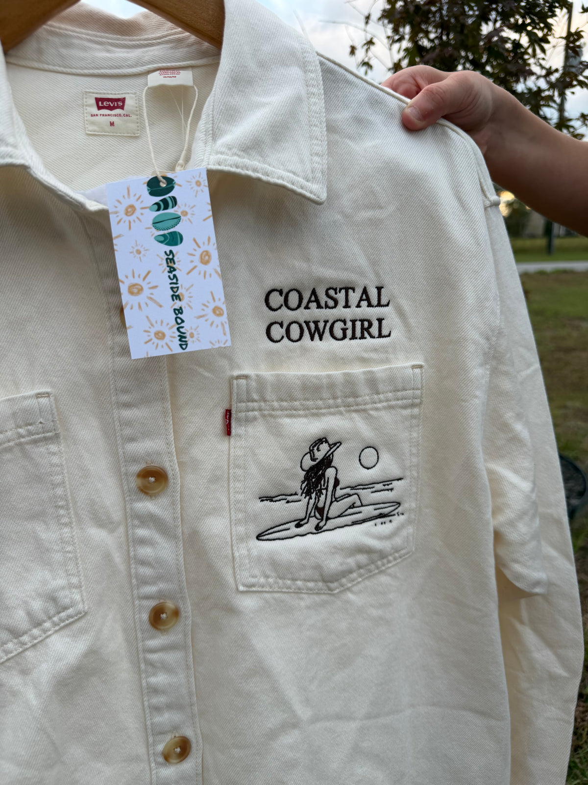 Levi Coastal Cowgirl Custom Shacket