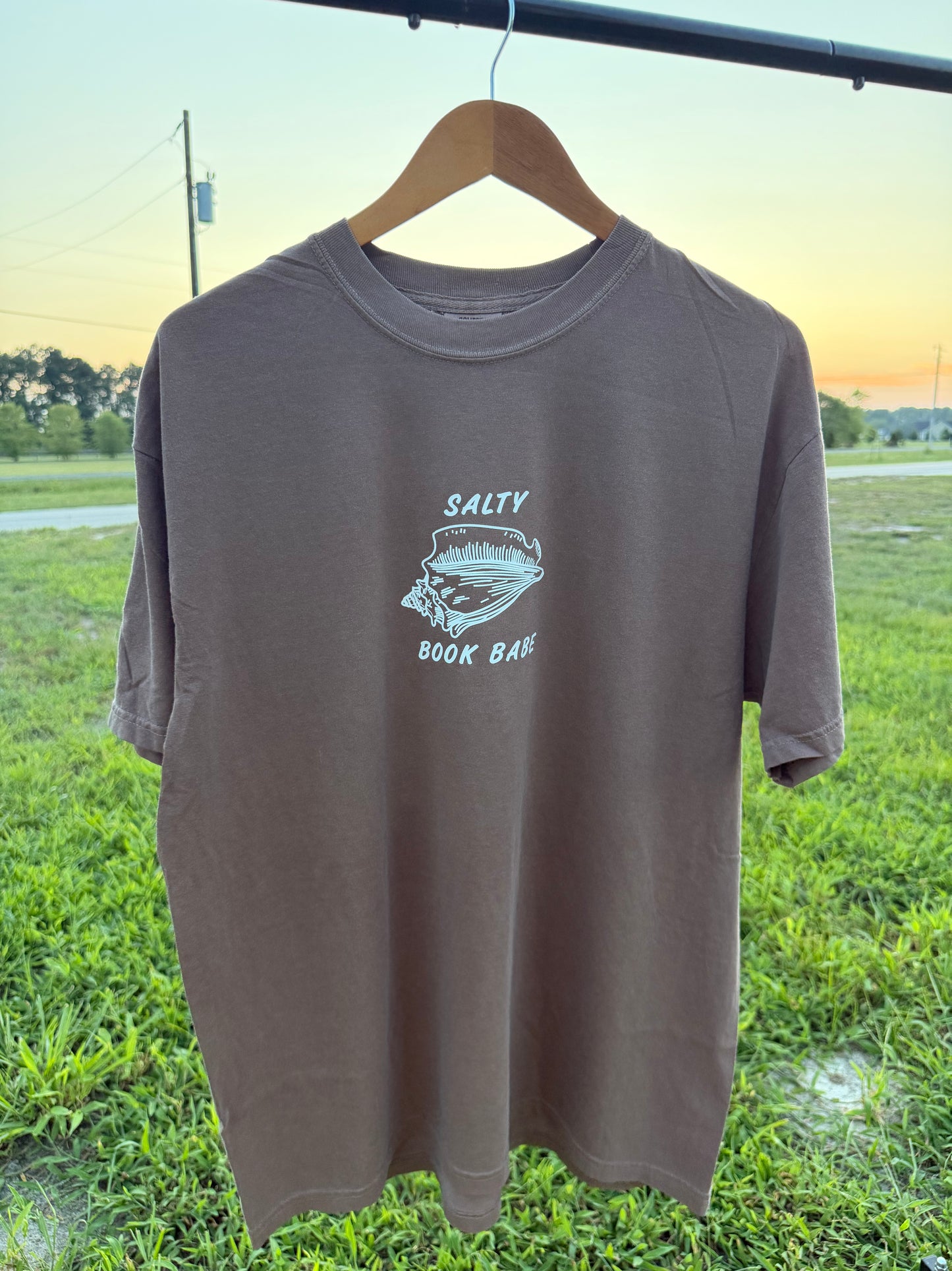 salty book babe tee