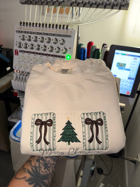 Coquette Merry Christmas- Comfort Colors