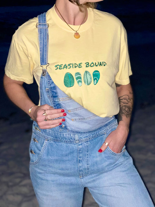 seaside bound Comfort Colors tee