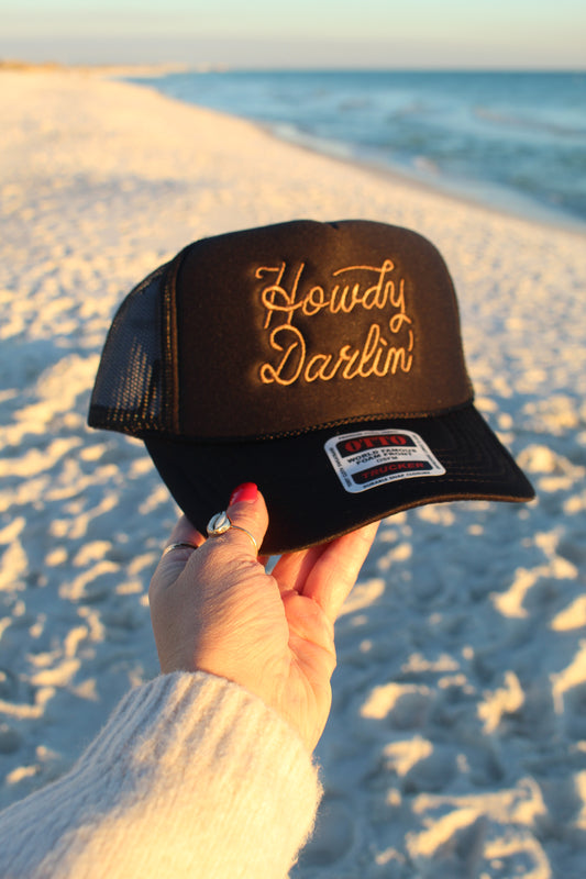 Howdy Darlin - Black Otto Trucker Hat