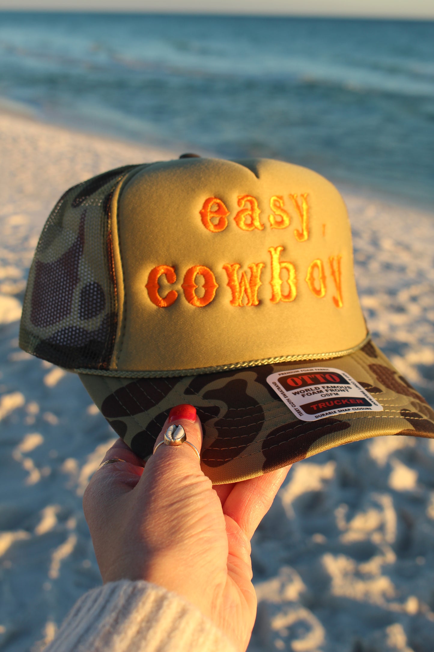 easy cowboy- Camouflage Otto Trucker Hat