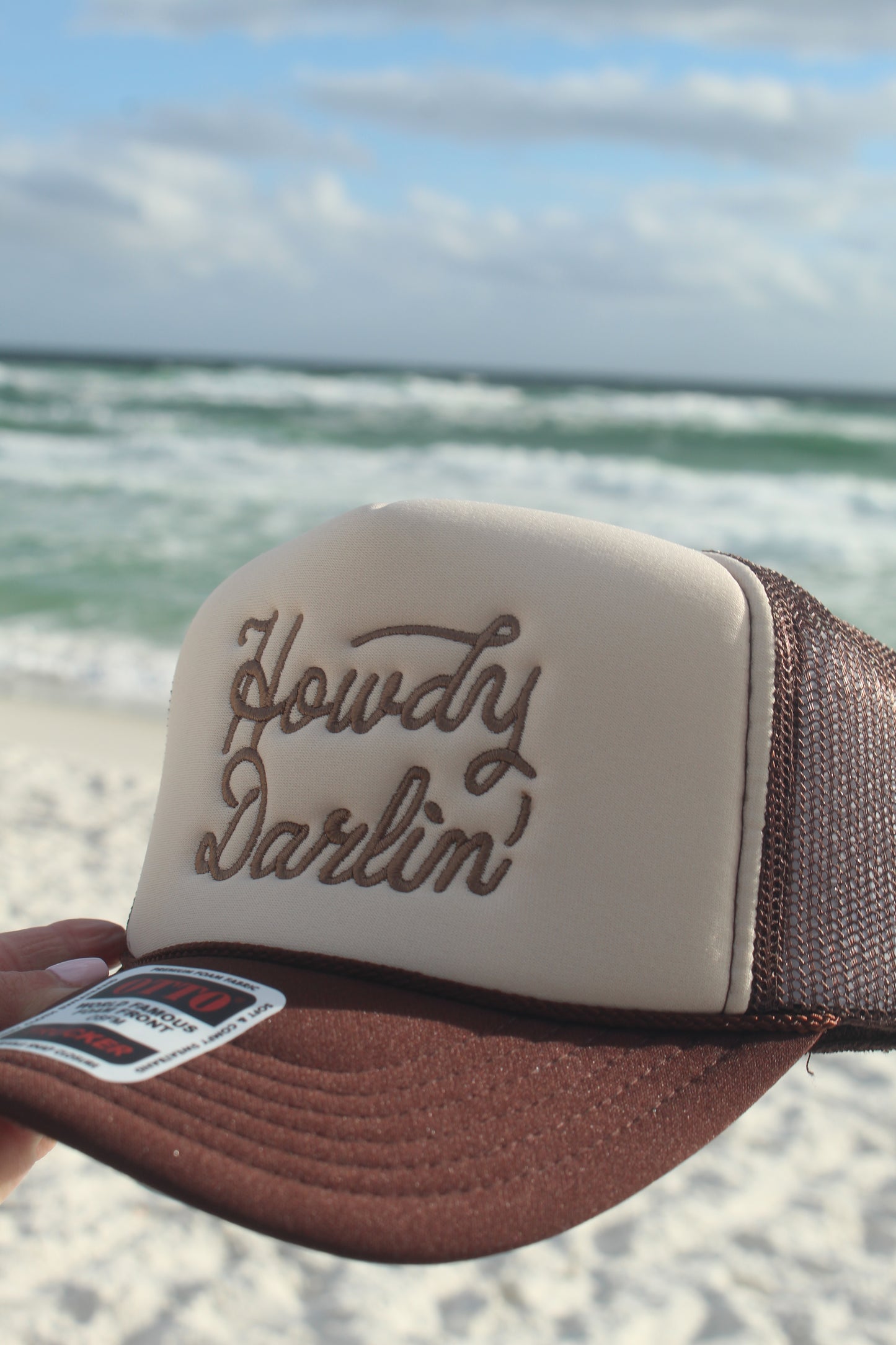 Howdy Darlin- Brn/Tan/Brn Otto Trucker Hat