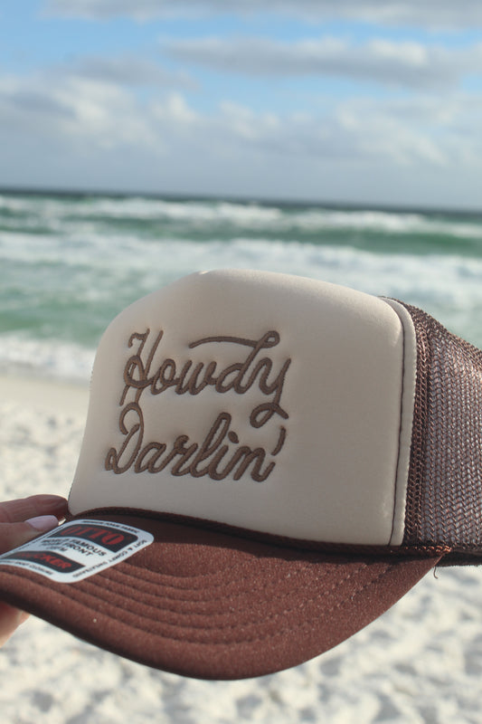 Howdy Darlin- Brn/Tan/Brn Otto Trucker Hat